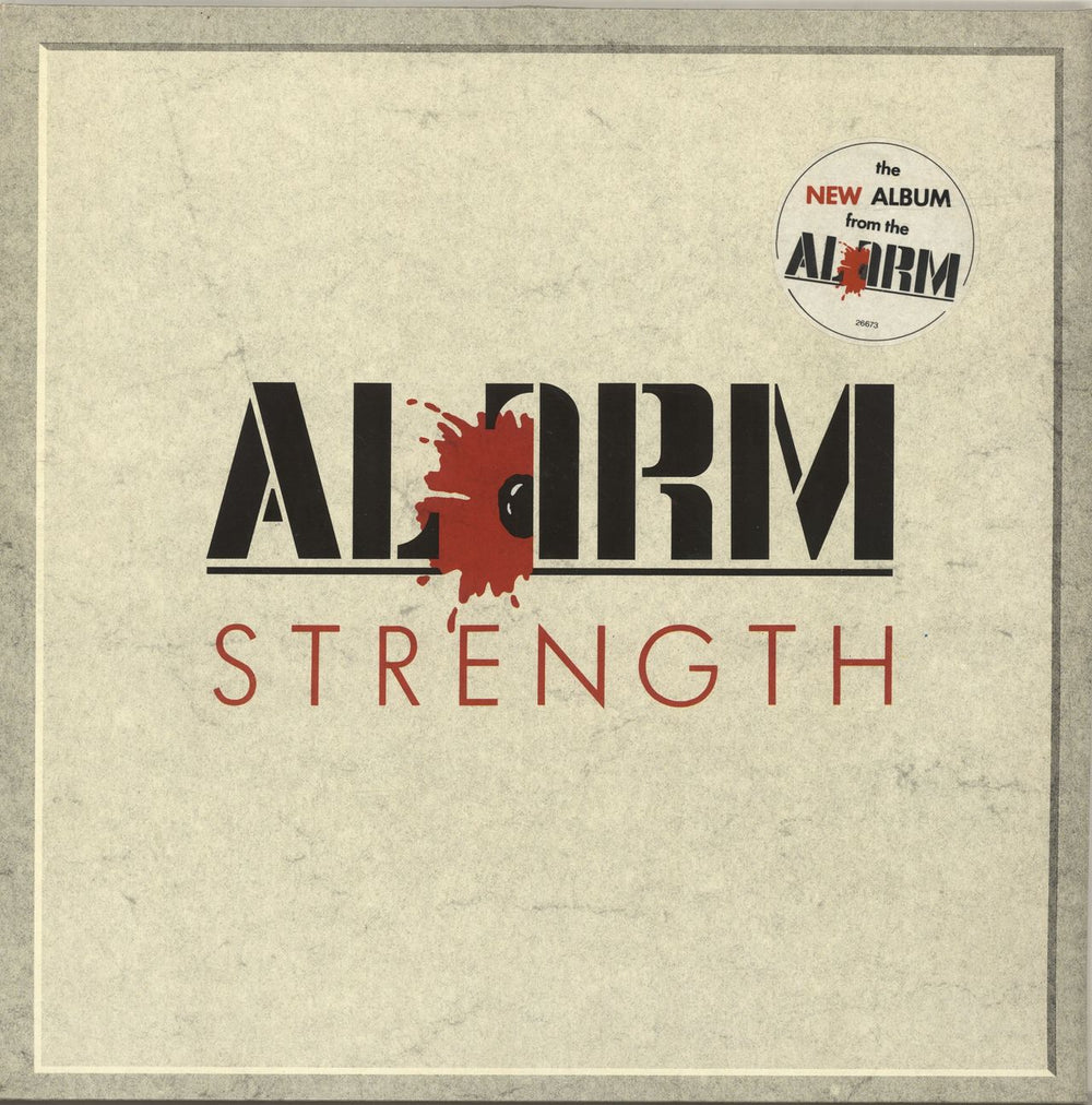 The Alarm Strength UK vinyl LP album (LP record) ILP26673