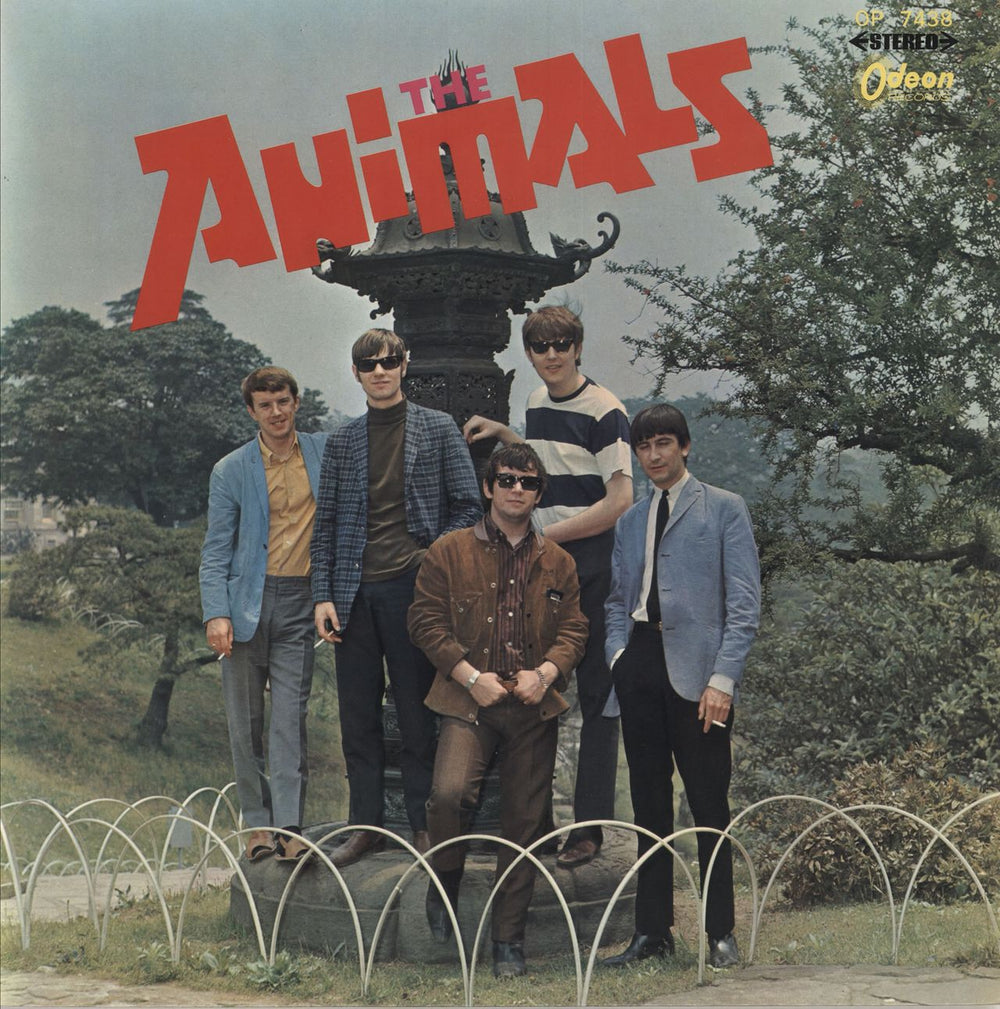 The Animals The Animals - Red Vinyl Japanese vinyl LP album (LP record) OP-7438