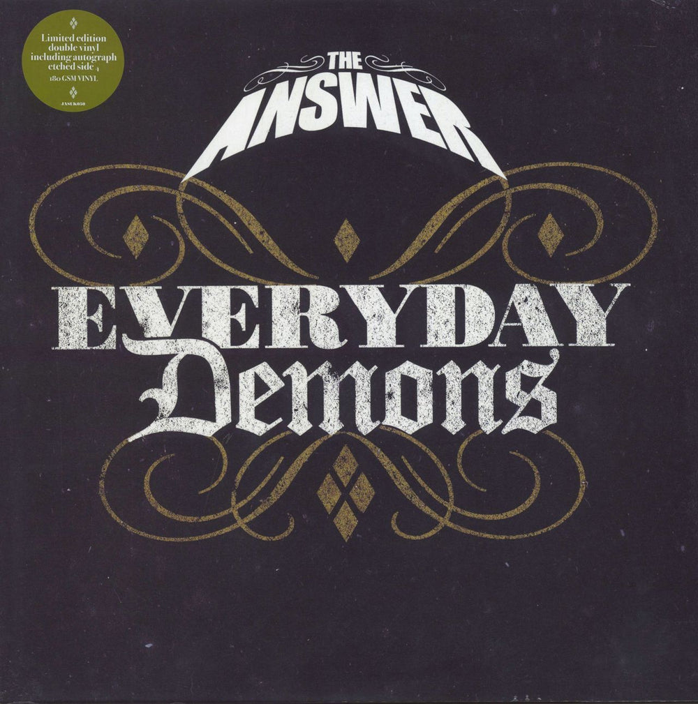 The Answer Everyday Demons UK 2-LP vinyl record set (Double LP Album) JASUK050