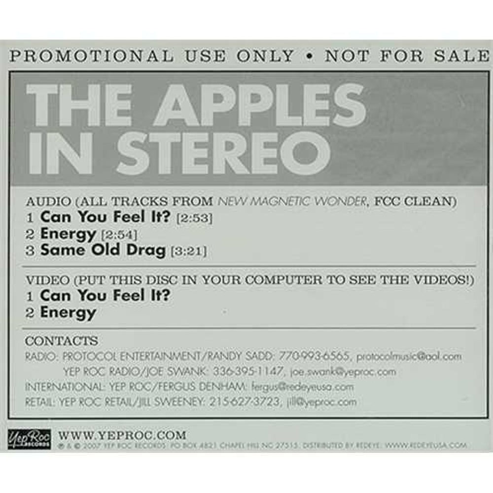 The Apples In Stereo Sampler US Promo CD single (CD5 / 5") APPLES2