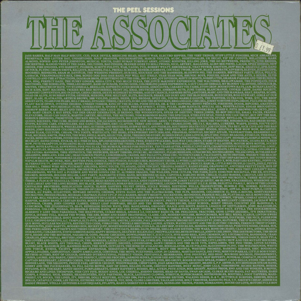 The Associates The Peel Sessions UK 12" vinyl single (12 inch record / Maxi-single) SFPS075