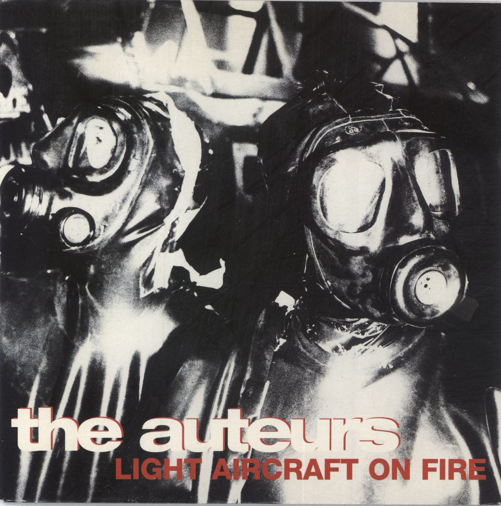 The Auteurs Light Aircraft On Fire UK 7" vinyl single (7 inch record / 45) HUT66