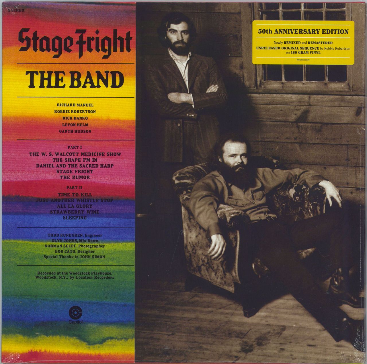 The Band Stage Fright: Remastered & Resequenced - 180gm Vinyl - Sealed UK vinyl LP album (LP record) 00602507352400