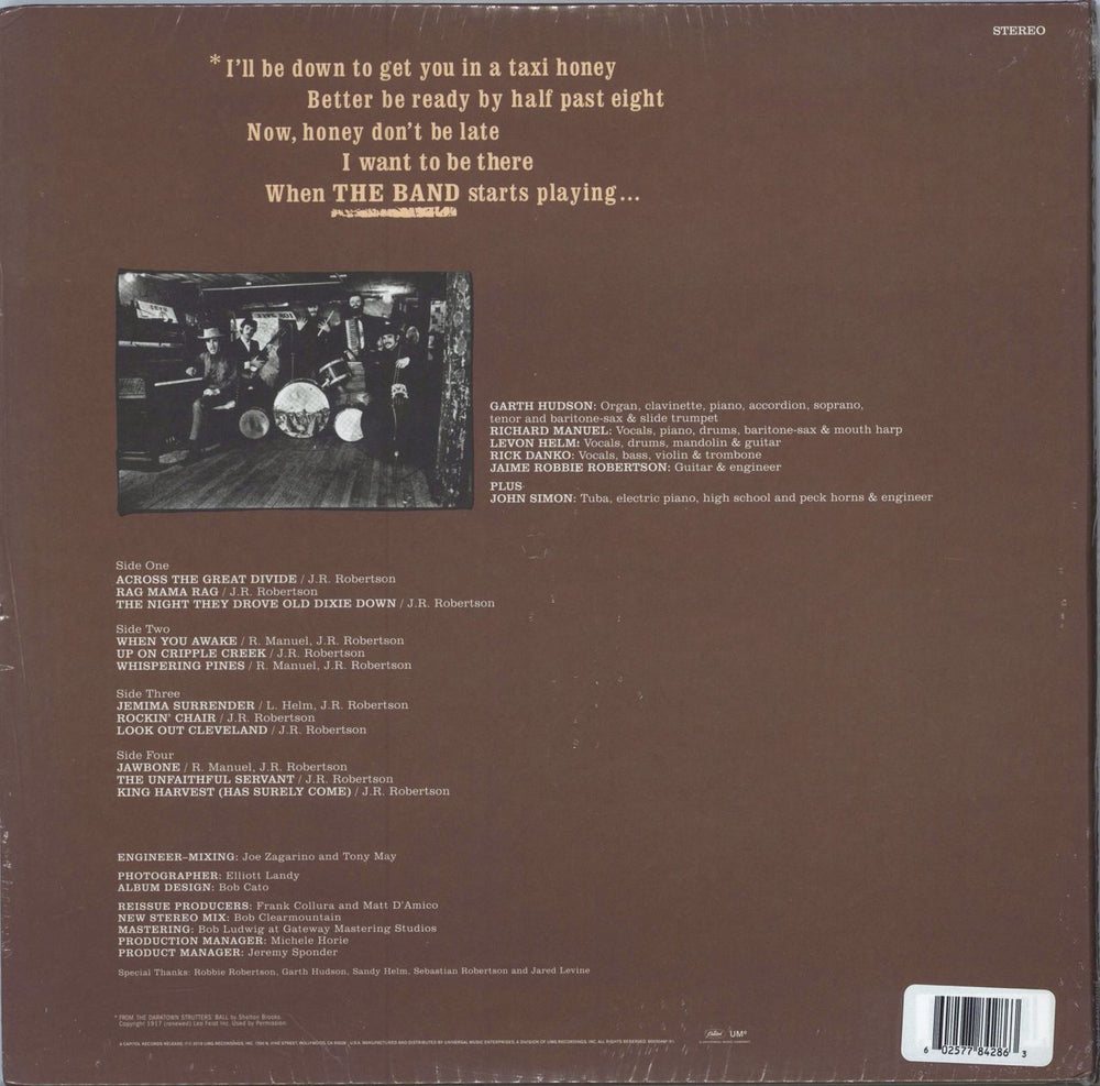 The Band The Band - 50th Anniversary - Pine Brown Swirl Vinyl - Shrink US 2-LP vinyl record set (Double LP Album) 602577842863