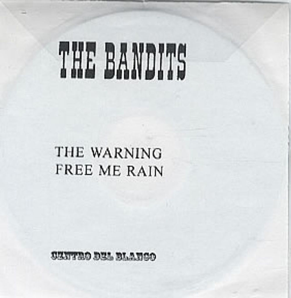 The Bandits (00s) The Warning UK Promo CD-R acetate CD ACETATE