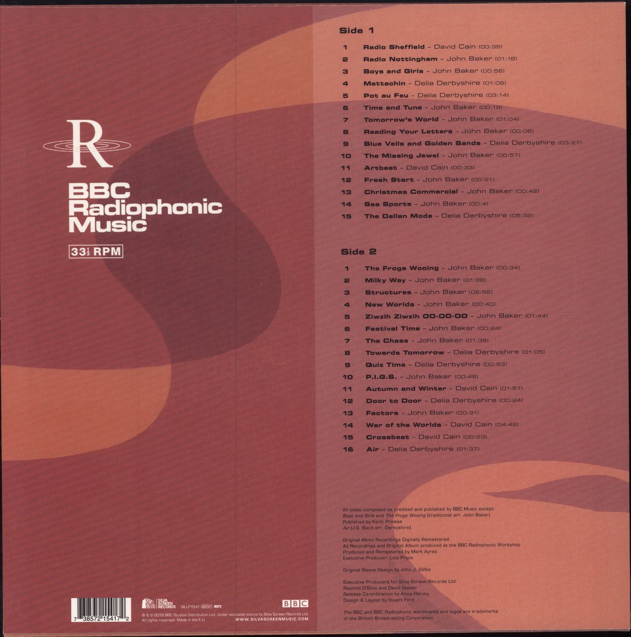 The BBC Radiophonic Workshop BBC Radiophonic Music - Pink Vinyl UK vinyl LP album (LP record) 738572154172