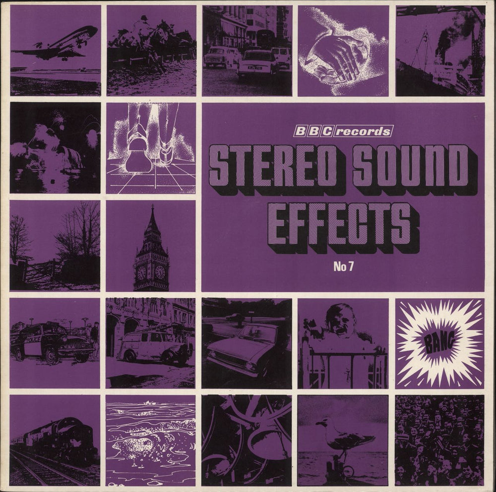 The BBC Radiophonic Workshop BBC Sound Effects No. 7 UK vinyl LP album (LP record) RED113S