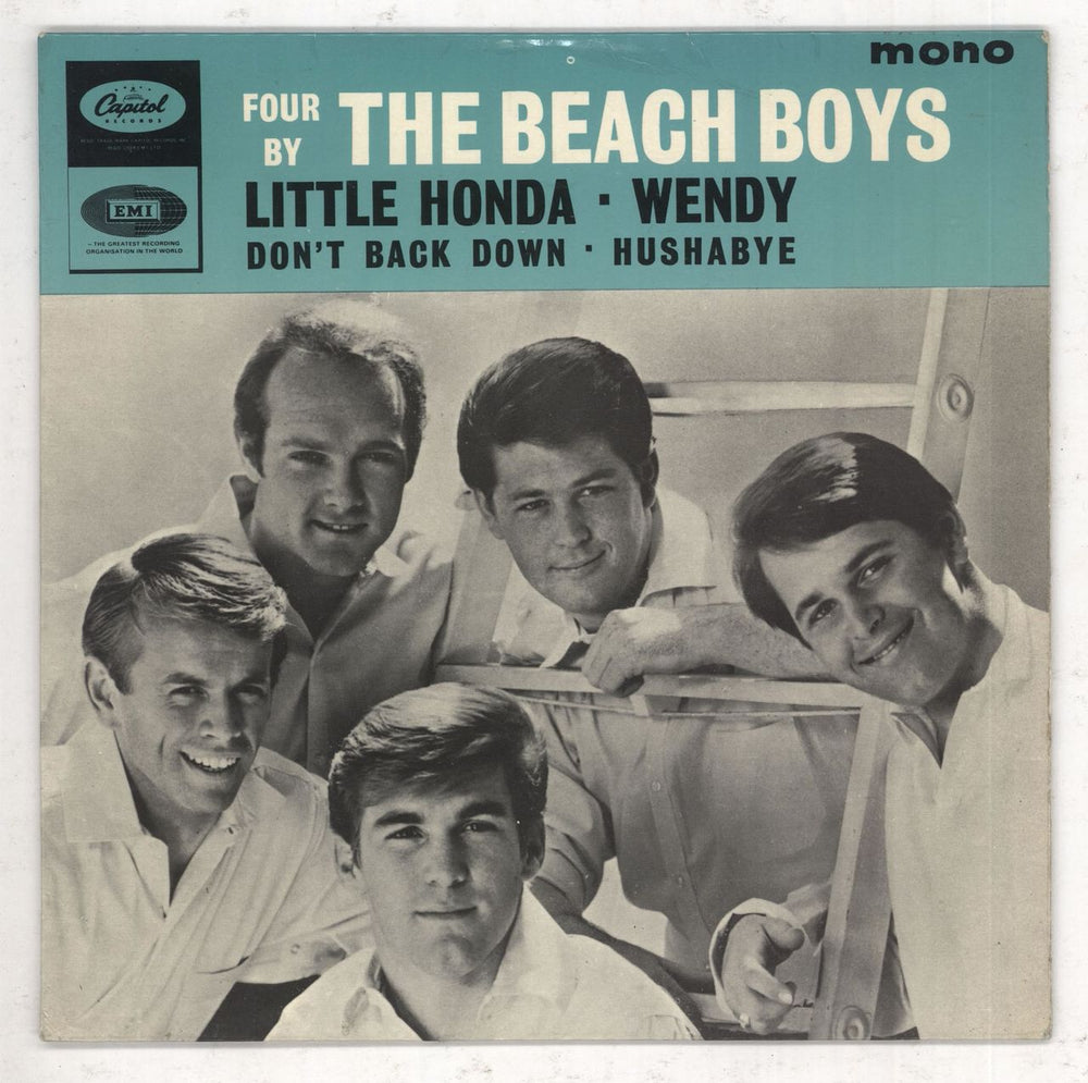 The Beach Boys Four By The Beach Boys EP - VG UK 7" vinyl single (7 inch record / 45) EAP-15267