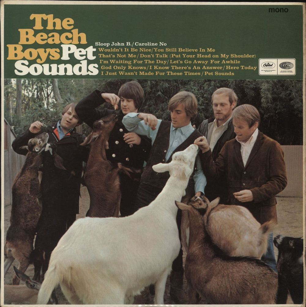 The Beach Boys Pet Sounds - 1st UK vinyl LP album (LP record) T2458