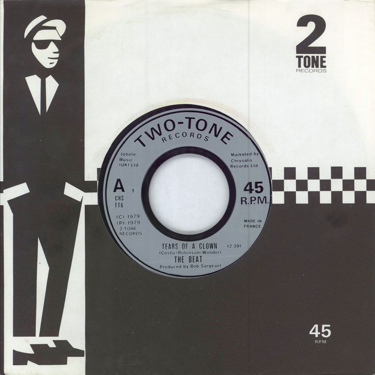 The Beat Tears Of A Clown - Jukebox UK 7" vinyl single (7 inch record / 45) CHSTT6