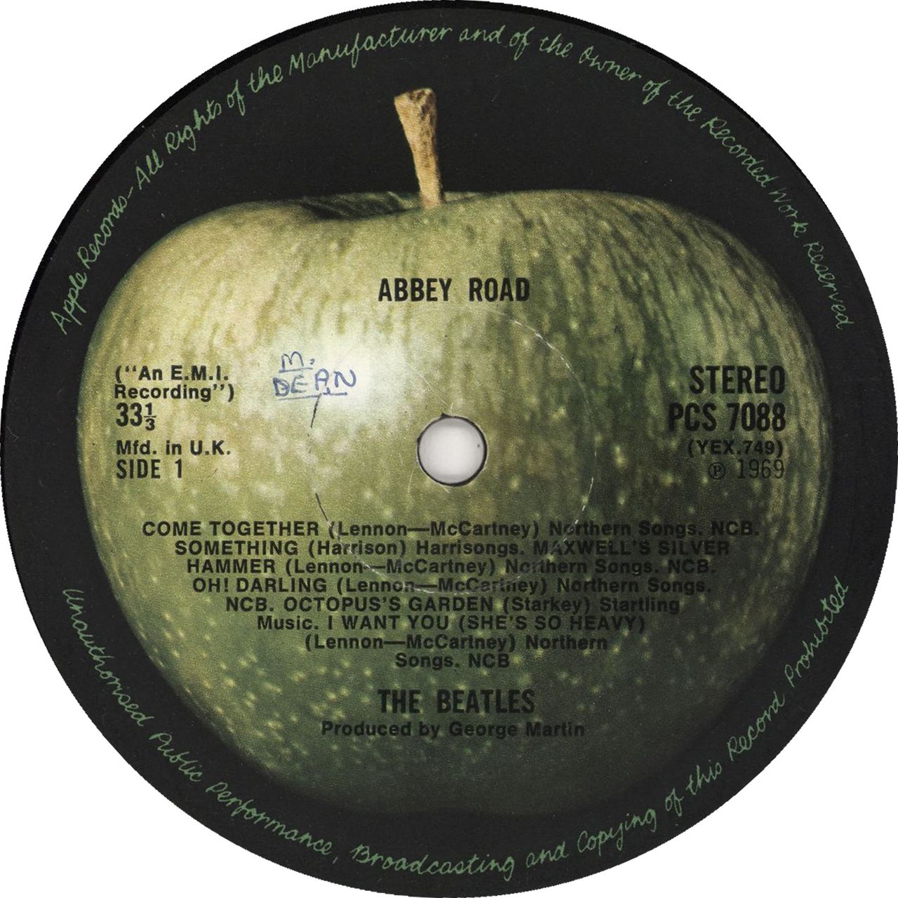 The Beatles Abbey Road - 1st - M/A - WOL UK vinyl LP album (LP record) BTLLPAB733252