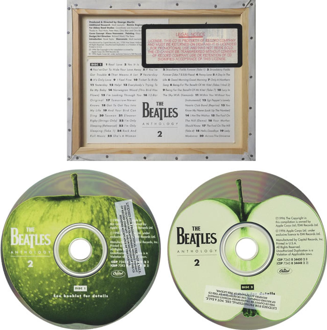 The Beatles Anthology 2 US Promo 2-CD album set — RareVinyl.com