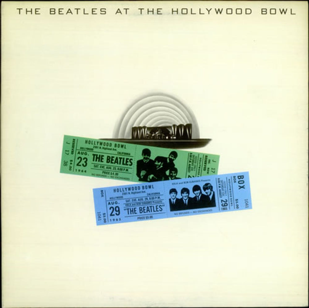 The Beatles At The Hollywood Bowl - Sample UK vinyl LP album (LP record) EMTV4