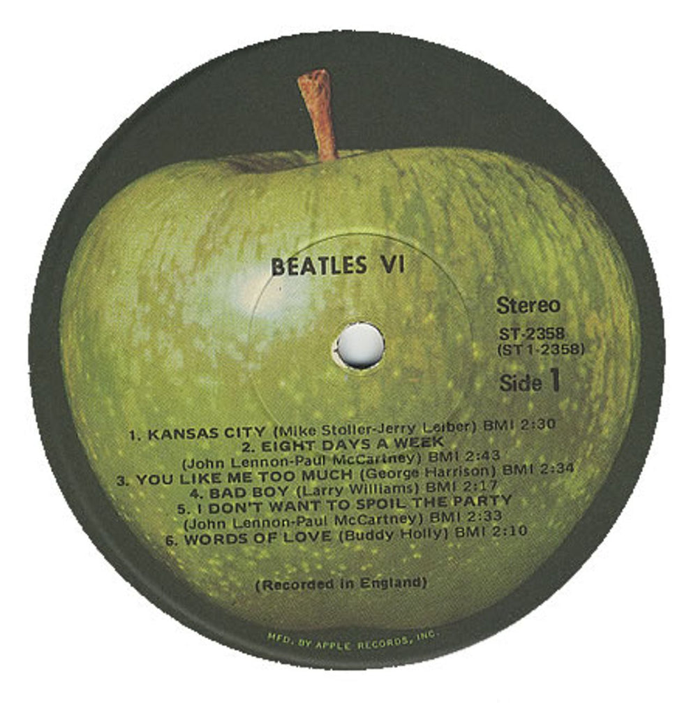 The Beatles Beatles VI - Apple US vinyl LP album (LP record) BTLLPBE371914