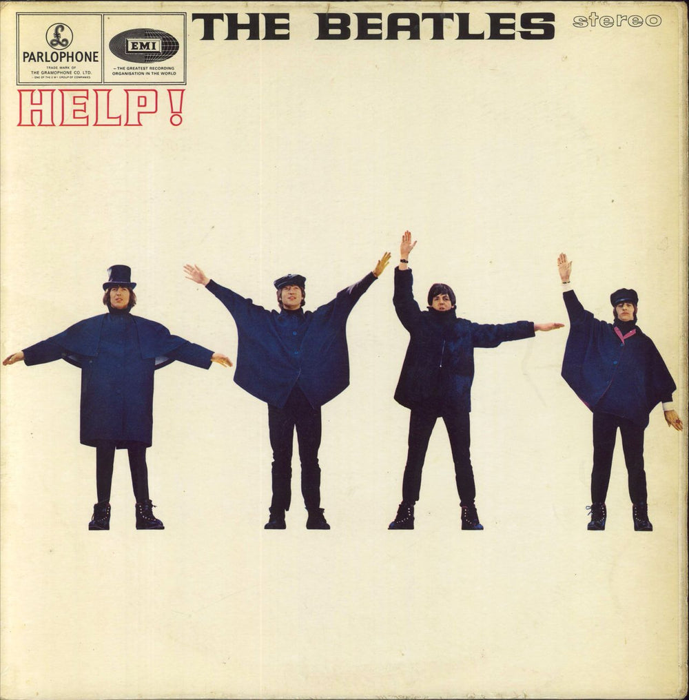The Beatles Help! - 1st - VG UK vinyl LP album (LP record) PCS3071