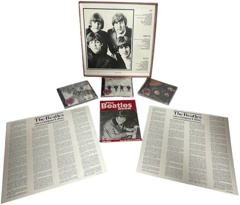 The Beatles Help / Rubber Soul / Revolver - Sealed CDs UK CD Album Box Set BTLDXHE818551