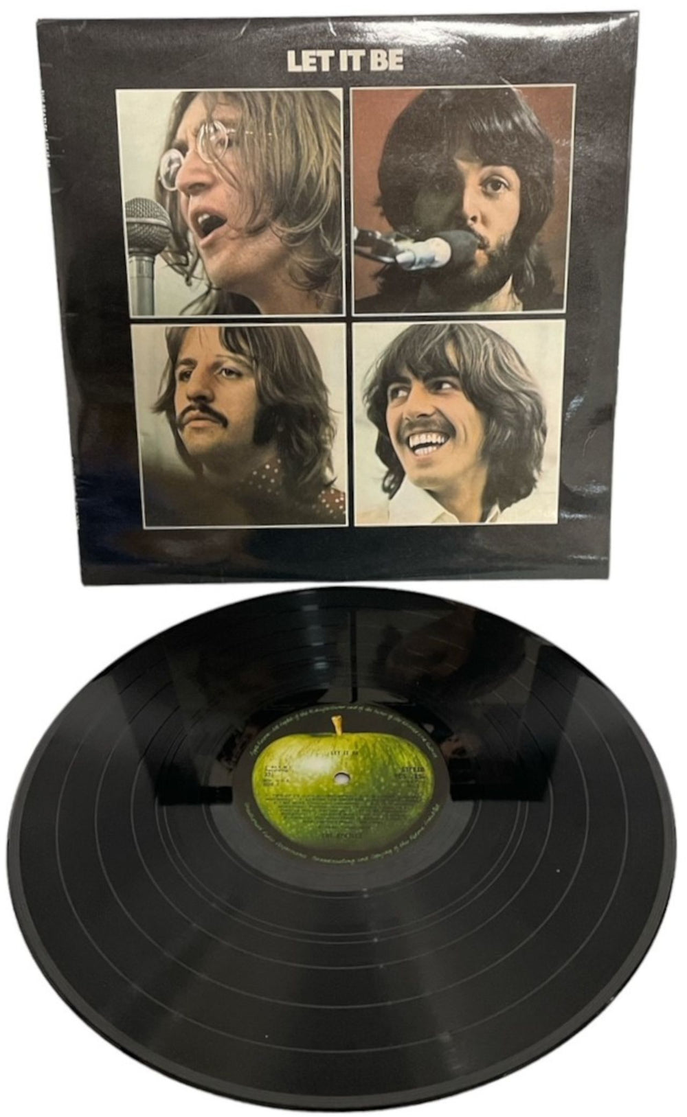 The Beatles Let It Be - Box Set - Green Apple Variant - VG UK Vinyl Box Set BTLVXLE810433