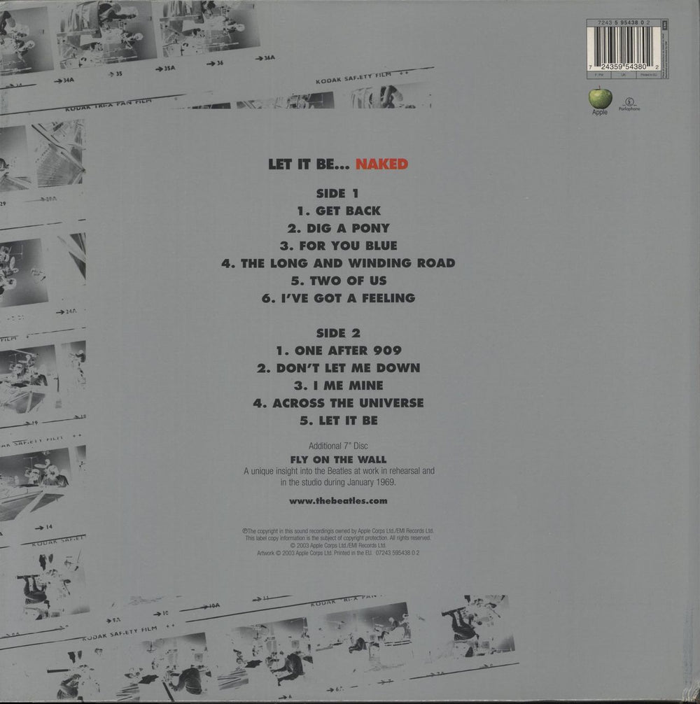 The Beatles Let It Be... Naked - 180gm Vinyl + Bonus 7" - EX UK vinyl LP album (LP record) 724359543802