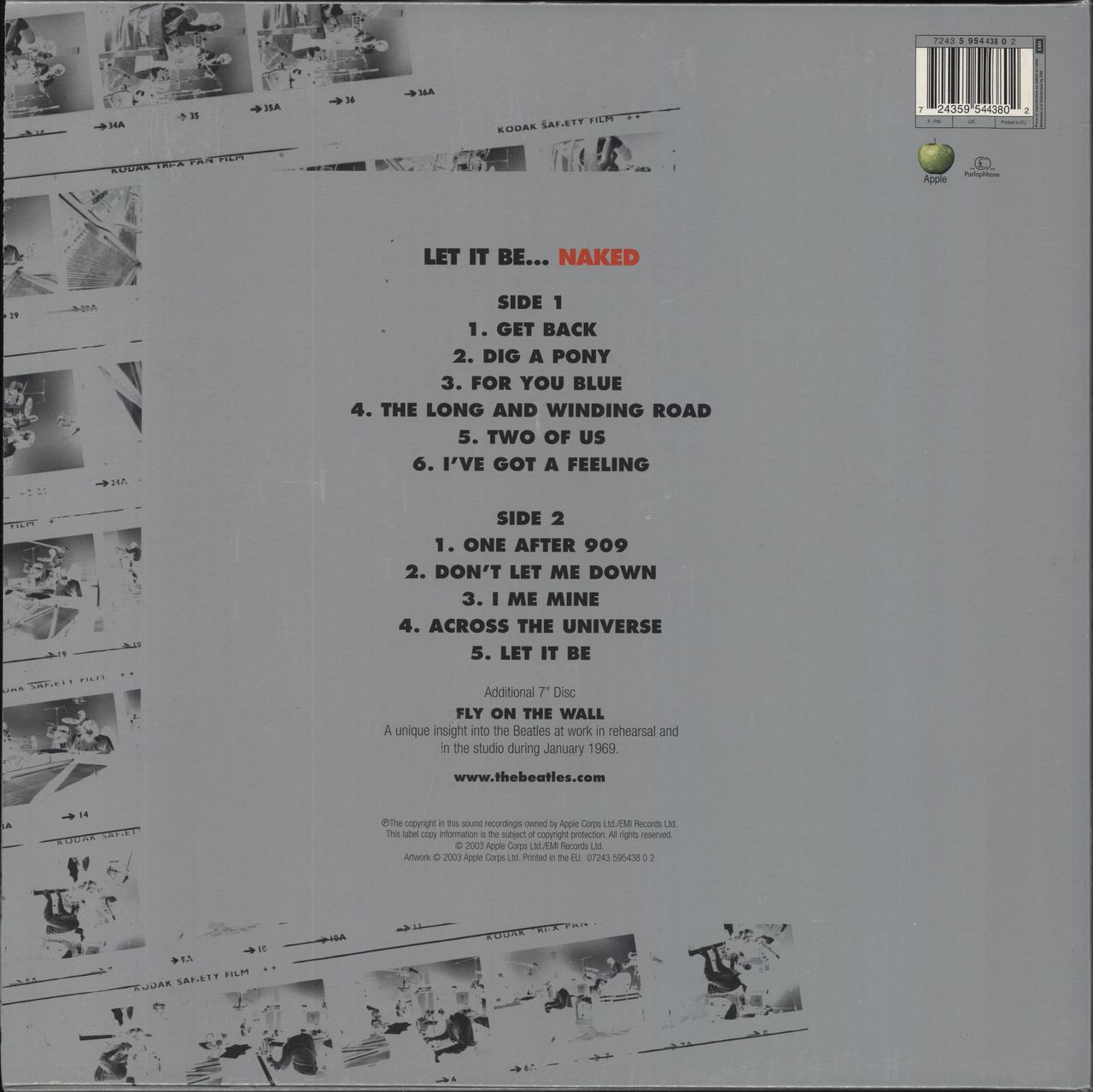 The Beatles Let It Be... Naked - 180gm Vinyl + Bonus 7