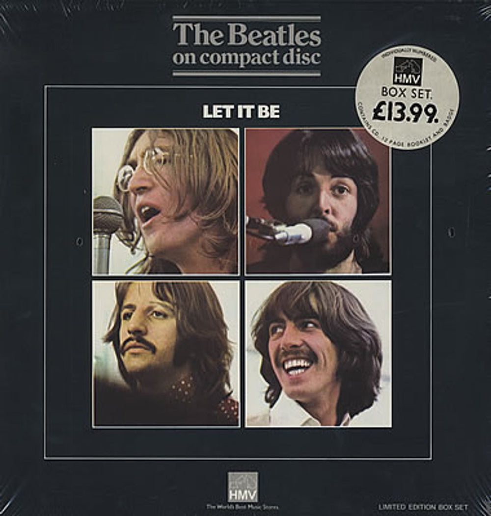 The Beatles Let It Be - sealed UK CD Album Box Set BEACD25/8