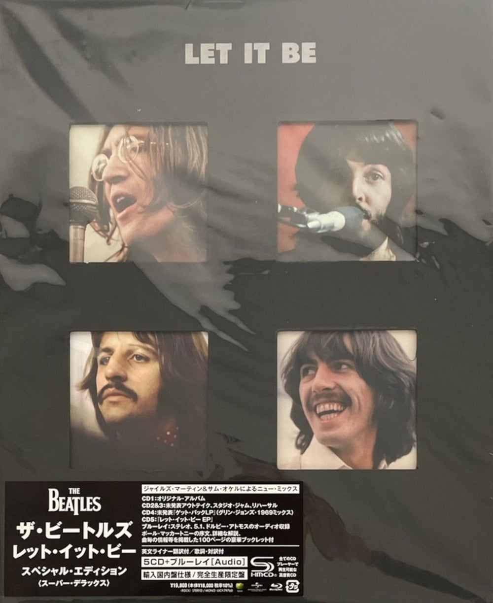 The Beatles Let It Be - Super Deluxe 5CD/Blu-ray Japanese CD Album Box Set UICY-79760