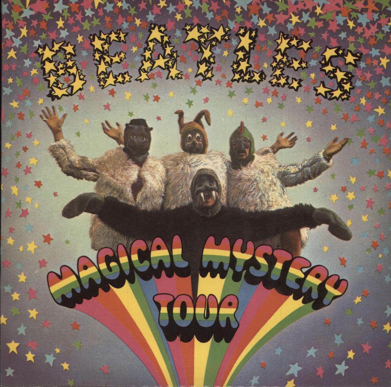 The Beatles Magical Mystery Tour EP - 1st - 4pr - VG+ UK 7" vinyl single (7 inch record / 45) MMT-1