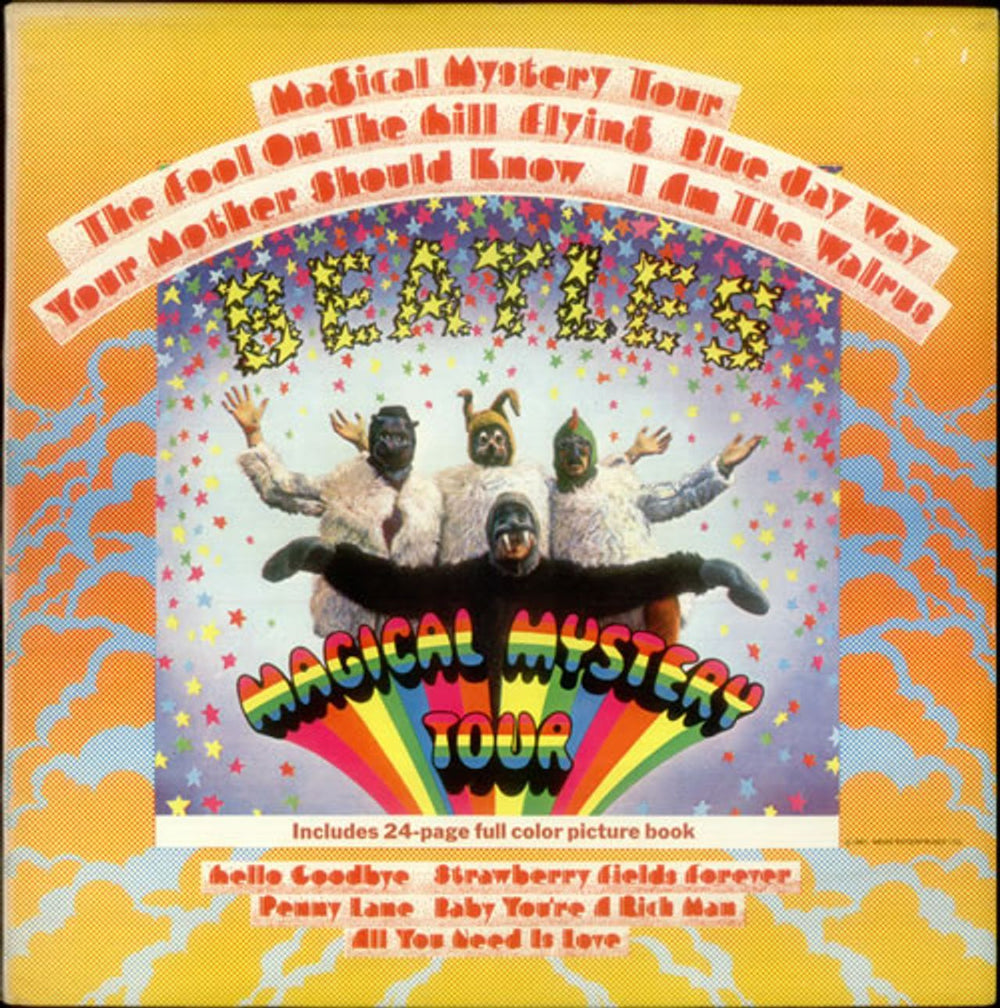 The Beatles Magical Mystery Tour Italian vinyl LP album (LP record) 3C064-04449