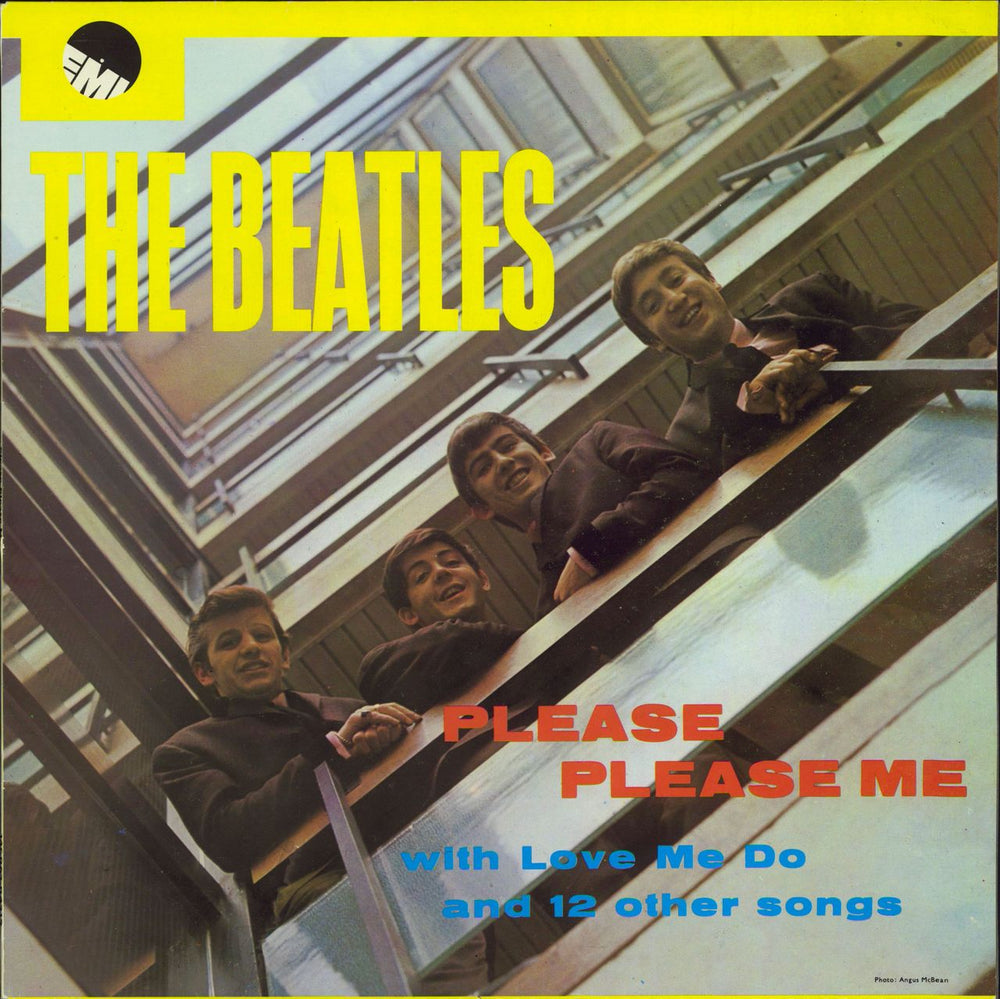 The Beatles Please Please Me - 1976 Issue Greek vinyl LP album (LP record) 2J062-04219