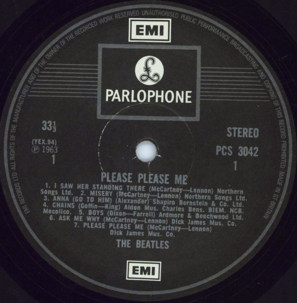 The Beatles Please Please Me - 2 Box EMI - Gold Stamp UK vinyl LP album (LP record) BTLLPPL551030