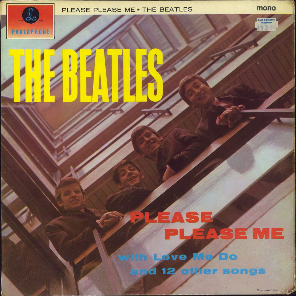 The Beatles Please Please Me - 6th - EX UK vinyl LP album (LP record) PMC1202