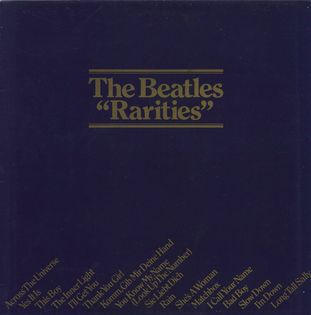 The Beatles Rarities - All Rights UK vinyl LP album (LP record) PCM1001