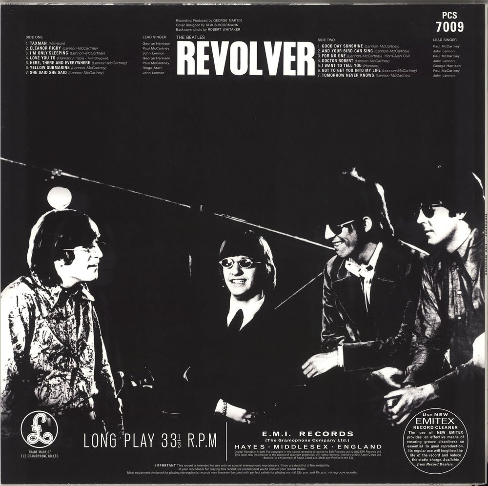 The Beatles Revolver - 180gm - EX UK vinyl LP album (LP record)