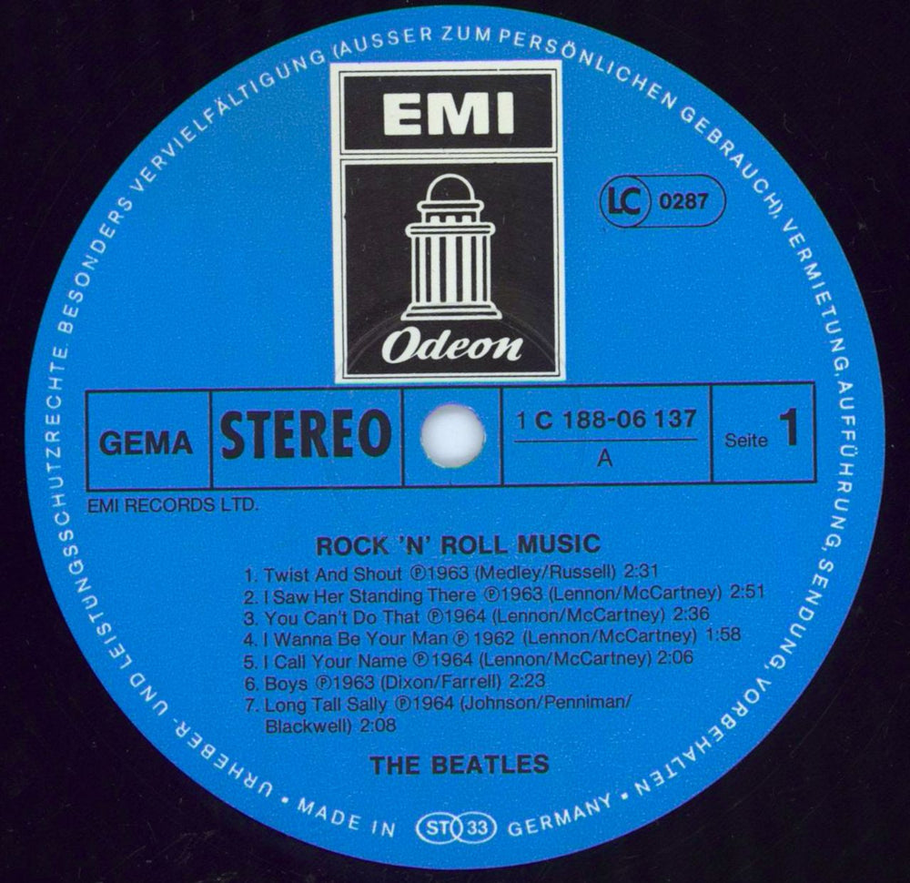 The Beatles Rock 'N' Roll Music German 2-LP vinyl record set (Double LP Album) BTL2LRO786107