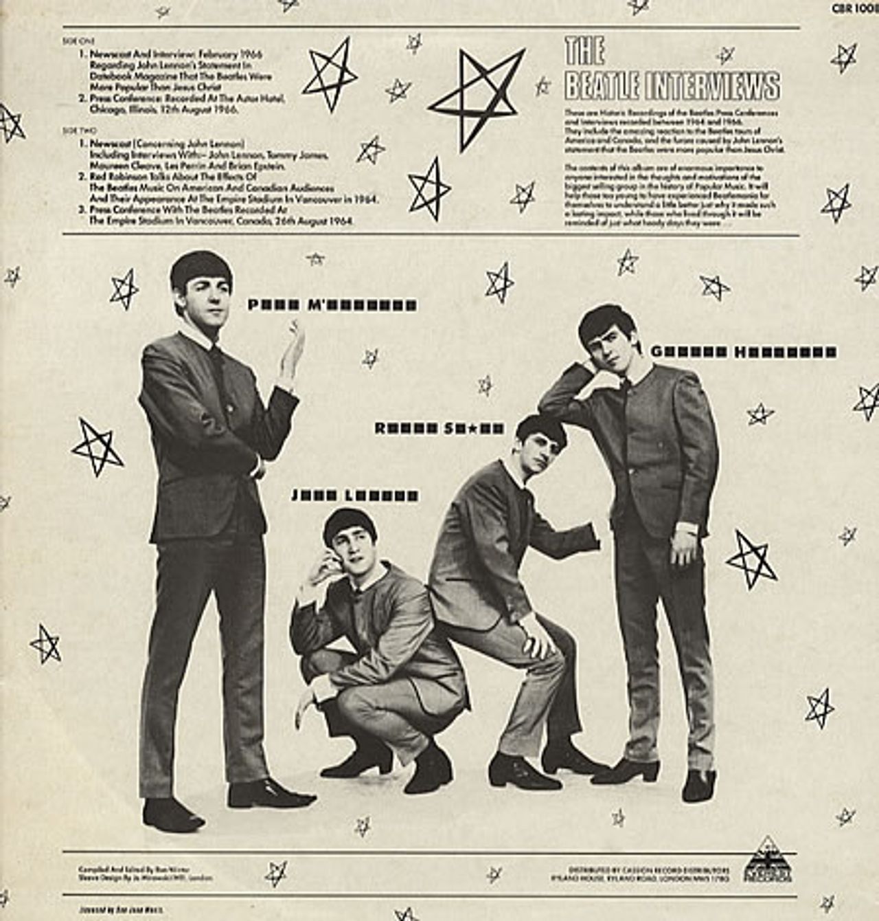 The Beatles The Beatle Interviews UK vinyl LP album (LP record) BTLLPTH325958