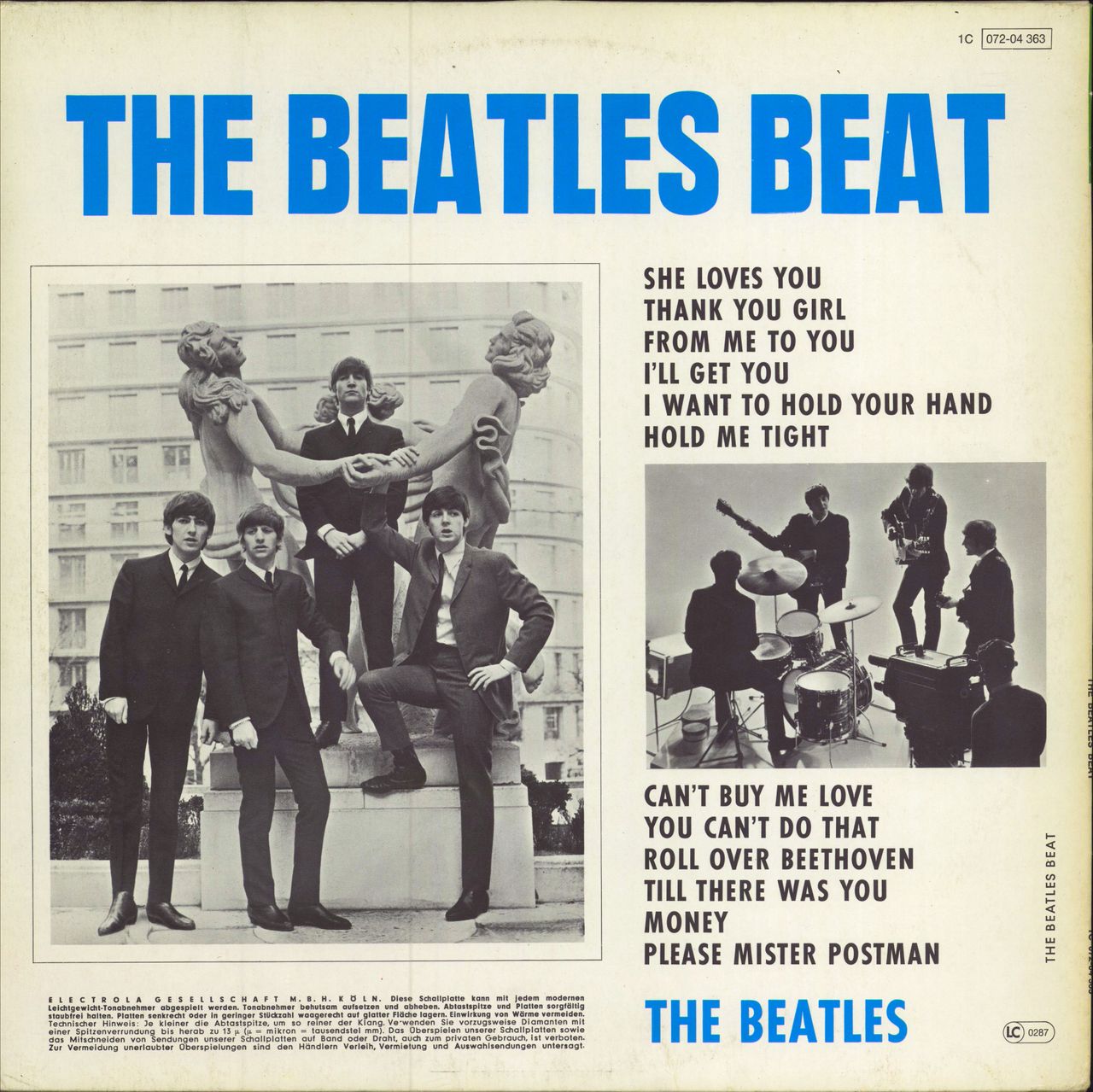 landing Skæbne skorsten The Beatles The Beatles Beat - 4th German Vinyl LP — RareVinyl.com