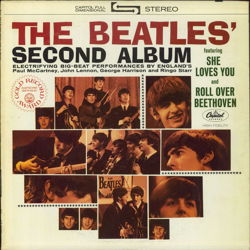 The Beatles The Beatles' Second Album - Apple label US vinyl LP album (LP record) ST2080