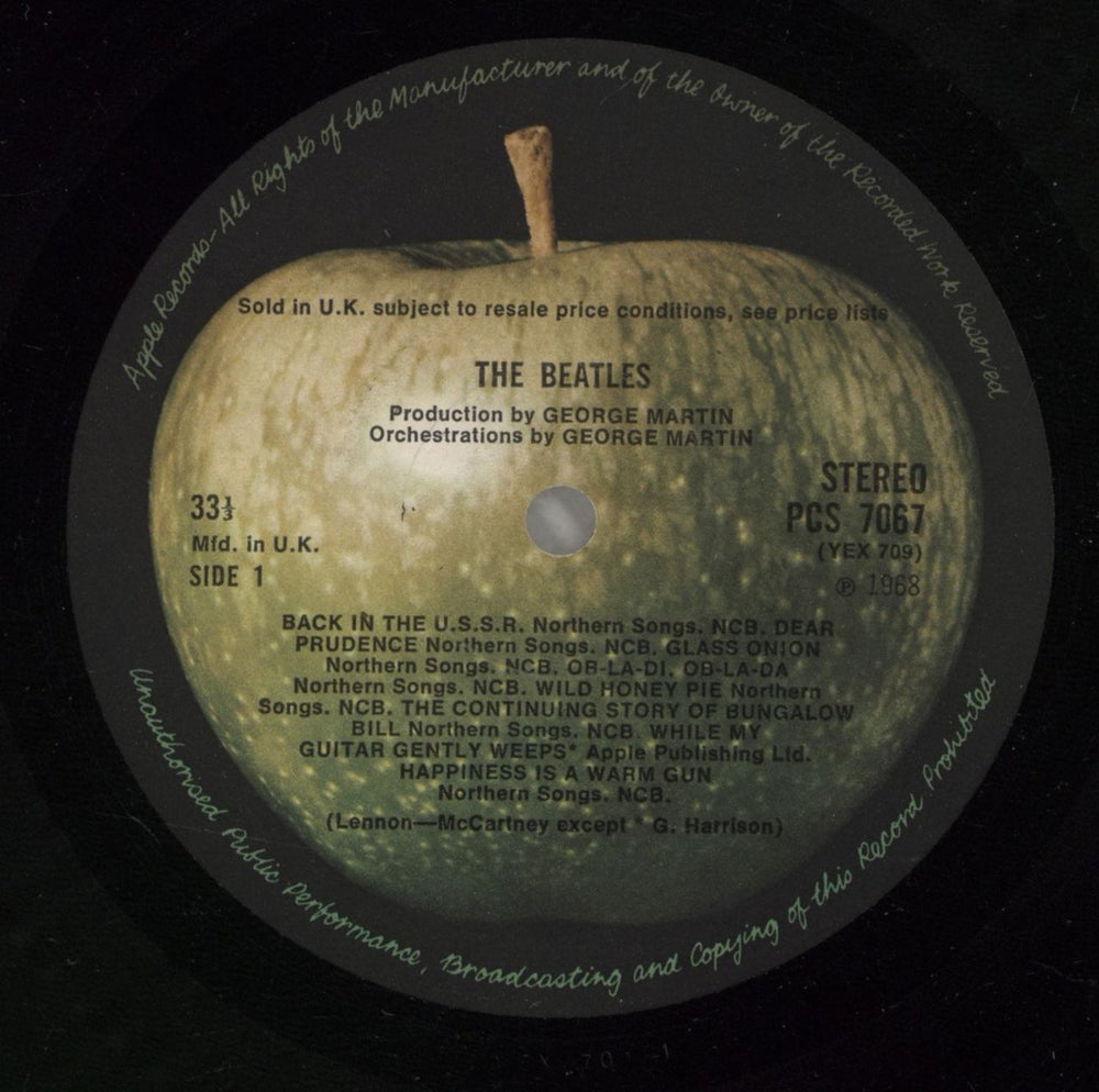 The Beatles The Beatles [White Album] - Transitional - VG UK 2-LP vinyl record set (Double LP Album) BTL2LTH749751