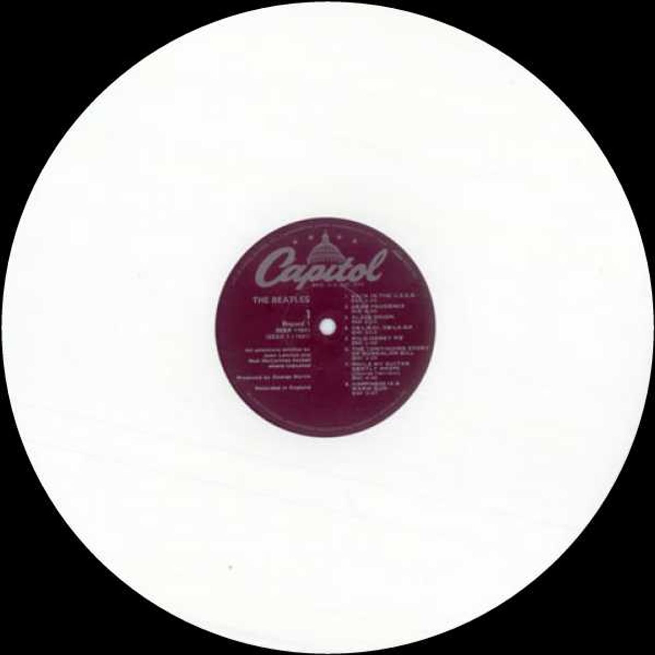 The Beatles The Beatles [White Album] - White Vinyl - EX US 2-LP vinyl record set (Double LP Album) BTL2LTH180716
