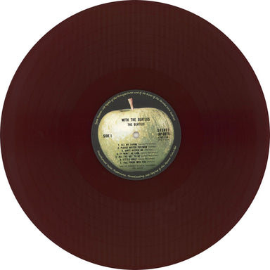 The Beatles With The Beatles - 1st - Red Vinyl + Obi Japanese vinyl LP album (LP record) BTLLPWI389107