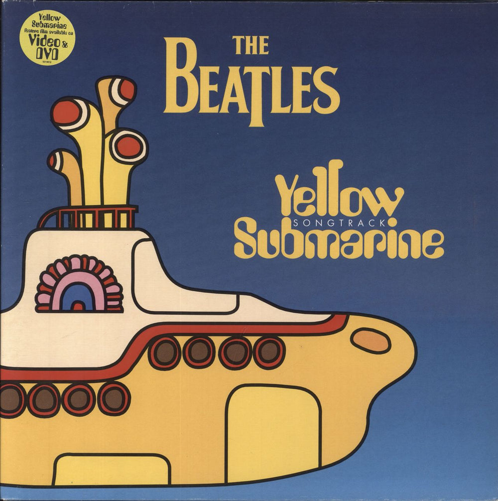 The Beatles Yellow Submarine Songtrack - Yellow UK Vinyl LP 