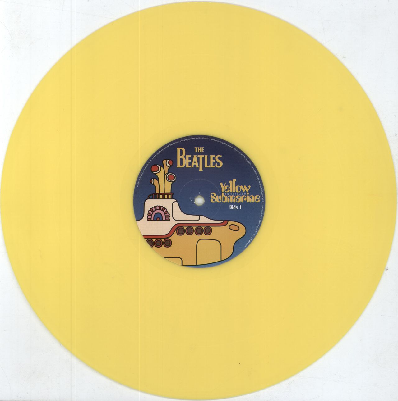 The Beatles Yellow Submarine Soundtrack Yellow Vinyl Press Kit Uk