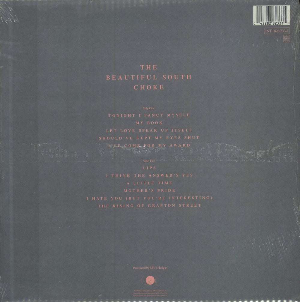 The Beautiful South Choke - Sealed UK vinyl LP album (LP record) 042282823311