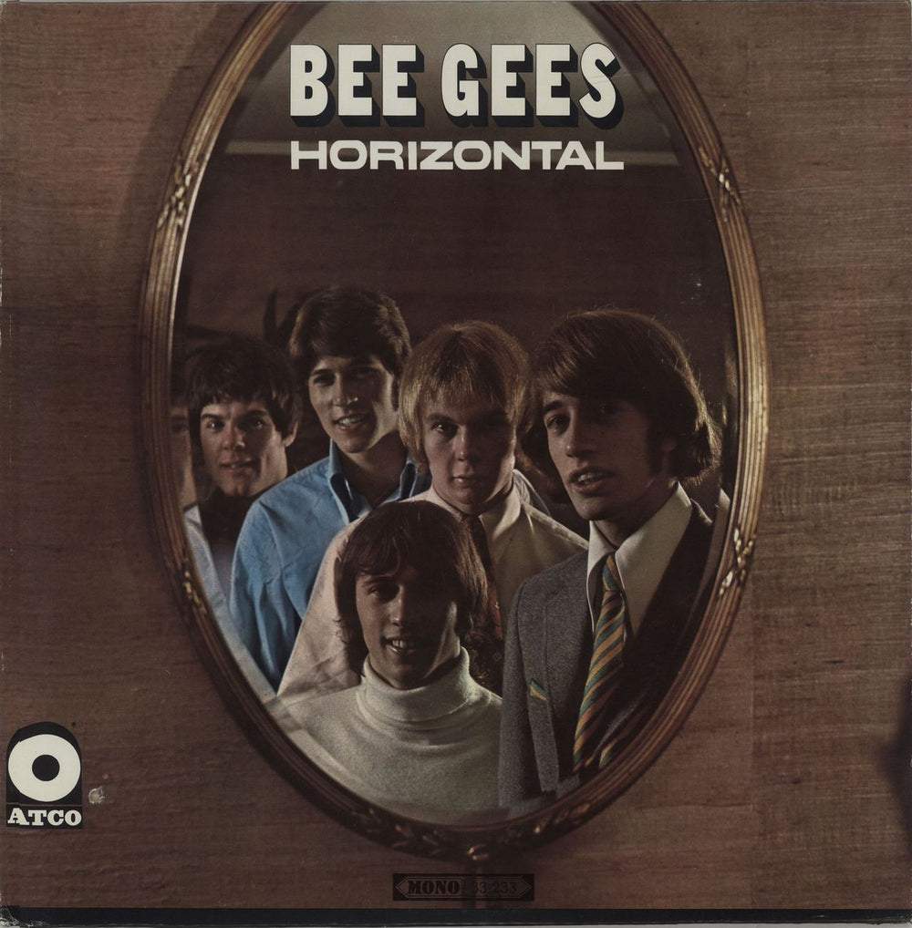 The Bee Gees Horizontal US vinyl LP album (LP record) 33-233