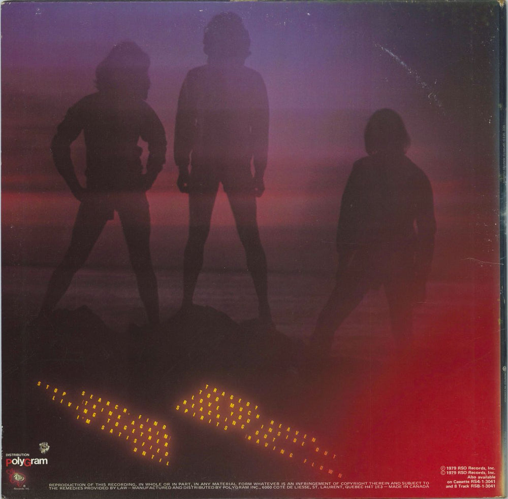 The Bee Gees Spirits Having Flown Canadian vinyl LP album (LP record)