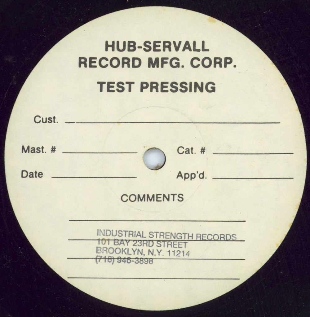 The Berzerker No? - Test Pressing US vinyl LP album (LP record)