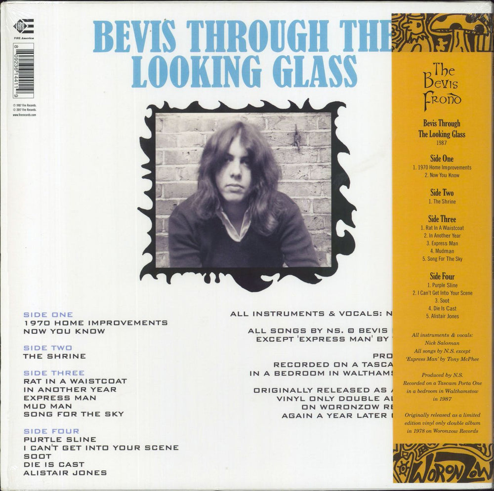 The Bevis Frond Bevis Through The Looking Glass - RSD - Clear Vinyl US 2-LP vinyl record set (Double LP Album) 809236144119