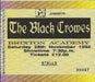 The Black Crowes High As The Moon + Ticket Stub US tour programme CRWTRHI777907