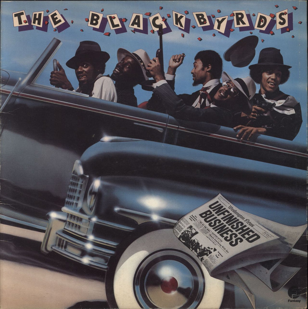 The Blackbyrds Unfinished Business UK vinyl LP album (LP record) FTA3007