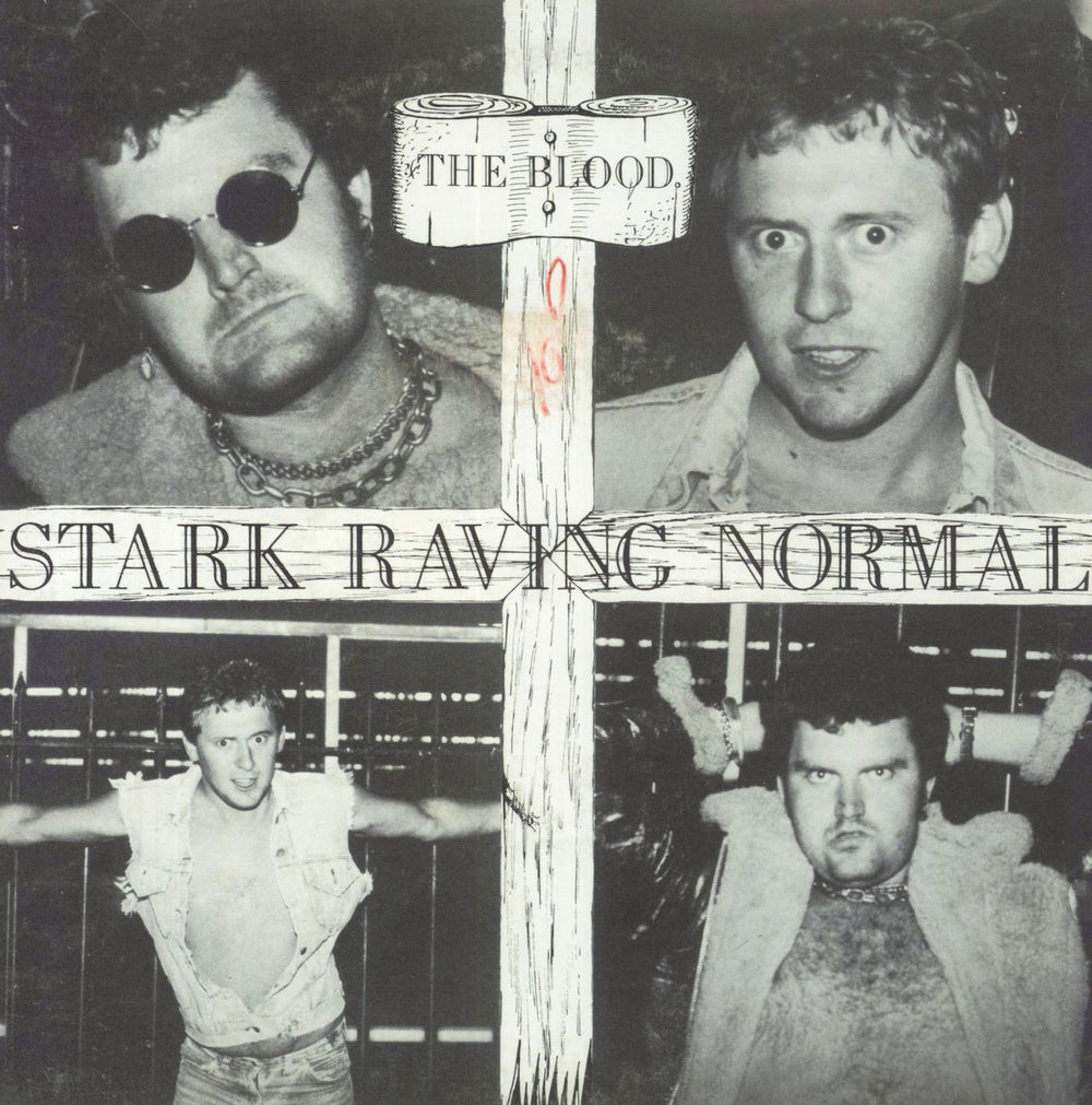 The Blood Stark Raving Normal - VG UK 7" vinyl single (7 inch record / 45) NOYZ1