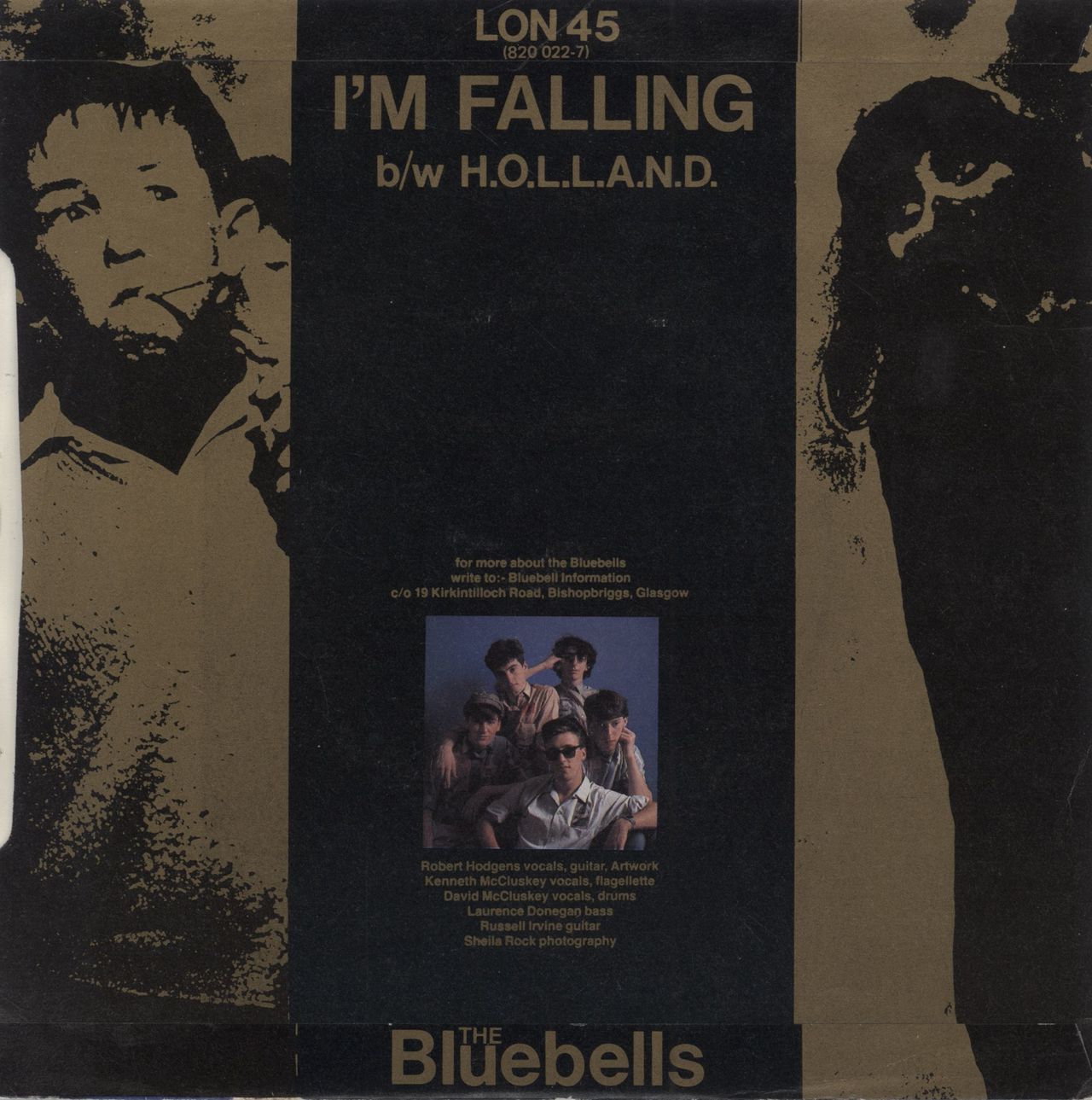 The Bluebells I'm Falling - Solid UK 7" vinyl single (7 inch record / 45)